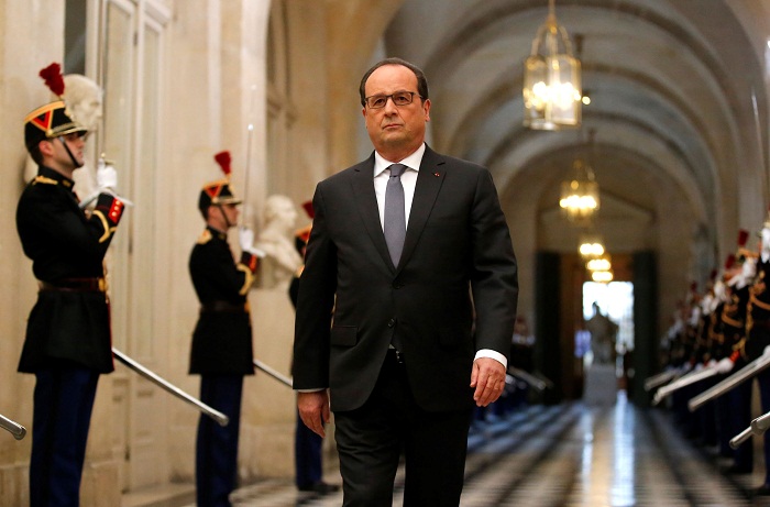 Vowing to destroy terrorism, France seeks global coalition against ISIS